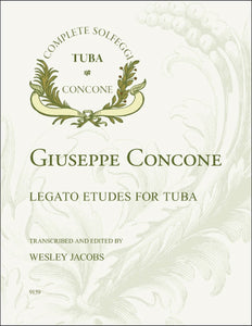 Concone Legato Etudes For Tuba - Ed. Jacobs