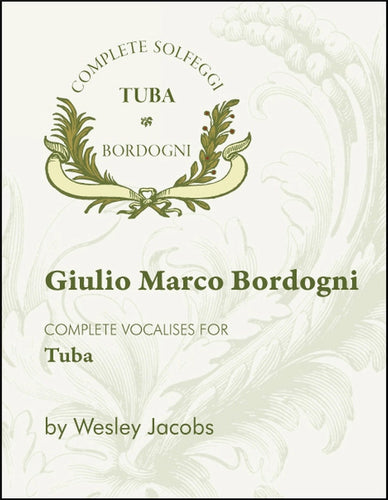 Bordogni Complete Vocalises For Tuba - Ed. Jacobs