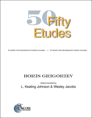 Boris Grigoriev 50 Etudes For Tuba - Ed. Johnson/jacobs
