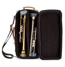 Load image into Gallery viewer, Gard Elite Compact Double Trumpet Gig Bag Leather 4-eclk