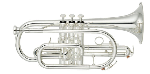 Yamaha Ycr-2330siii Student B-flat Cornet - Silver Plate