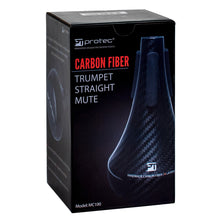 Load image into Gallery viewer, Protec Trumpet Mute Straight - Carbon Fibre