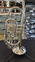 Load image into Gallery viewer, BESSON SOVEREIGN BE928 Bb CORNET IN SILVER PLATE - USED
