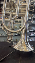 Load image into Gallery viewer, BESSON SOVEREIGN BE928 Bb CORNET IN SILVER PLATE - USED