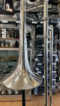 Load image into Gallery viewer, YAMAHA YSL-646 MEDIUM BORE TENOR TROMBONE IN SILVER PLATE - USED