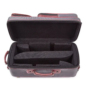 Gard Elite Fibreglass Double Trumpet Case - Grey Synthetic - 4EHSG-C